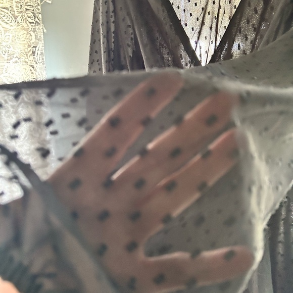 [M] Long Sleeve Little Black Dress - Picture 4 of 4